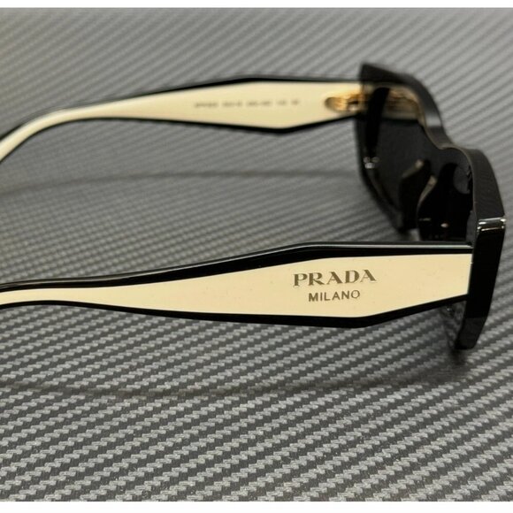 PRADA Black Grey Women\'s 53 mm Sunglasses